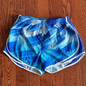 Nike Women's Vibrant Blue Athletic Shorts